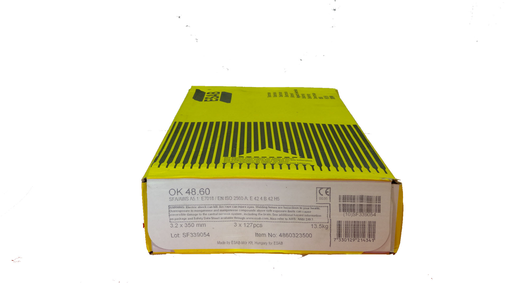 ESAB OK48.60 7018 Low Hydrogen Electrodes Gasweld