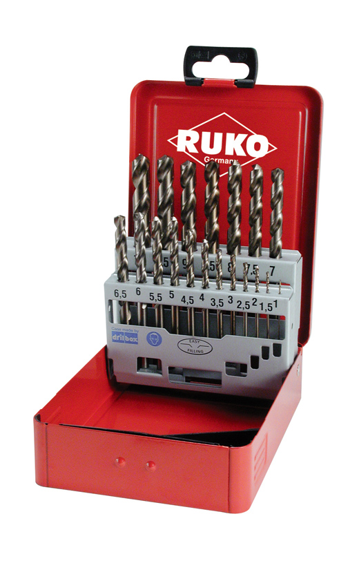 Ruko HSS Cobalt Drill Bits Metric Sizes Gasweld