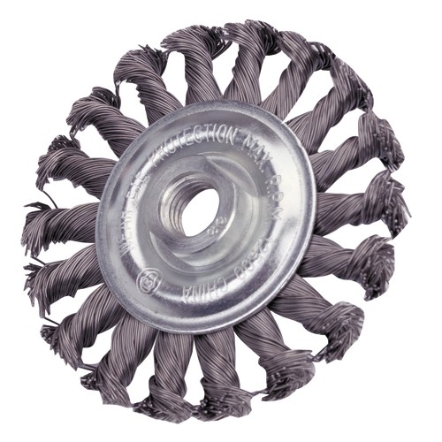 Flat Knotted Wire Wheel