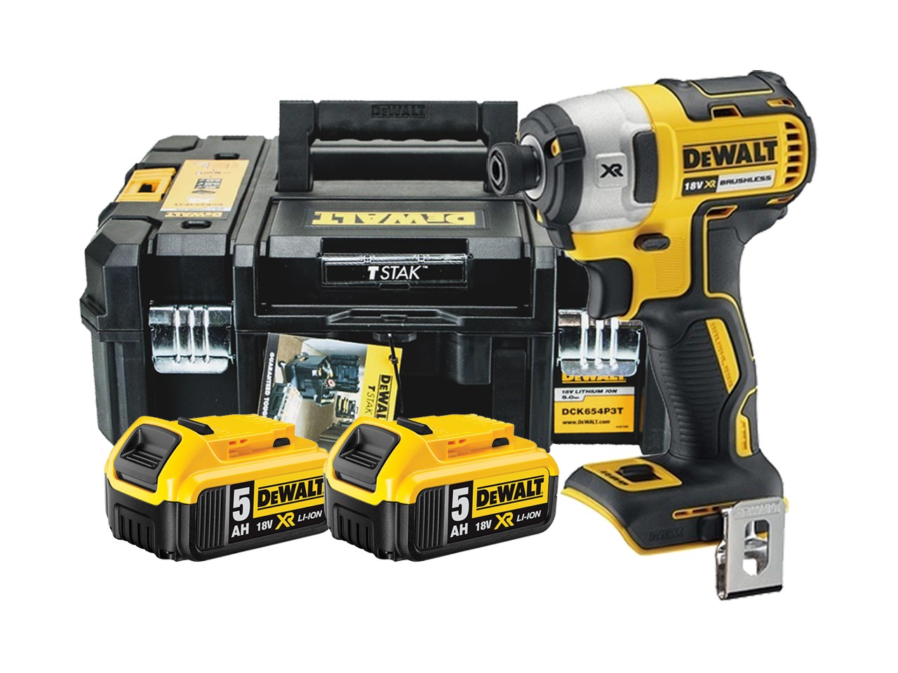 dichtbij weefgetouw Dakraam Dewalt DCF887P2 Impact Driver 18V XR Brushless Lithium-Ion (2 x 5.0Ah  Batteries) | Gasweld