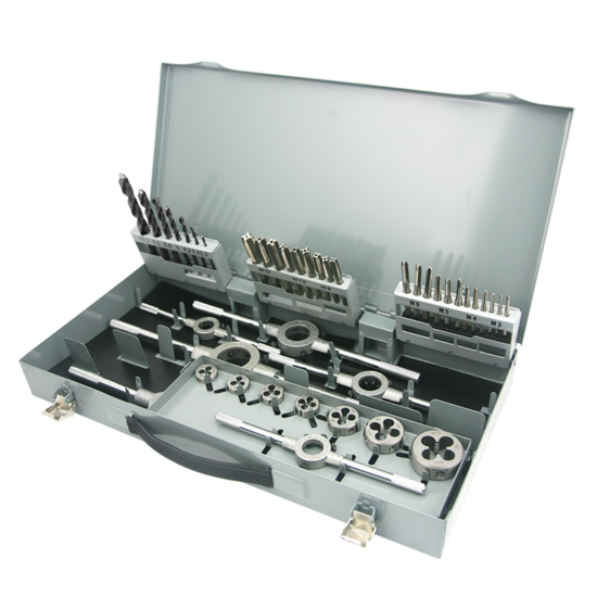 CD JUWEL Threading Cutting Tools 44 pce Tap and Die Set