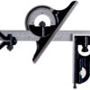 GROZ CSQ/12/4/ST Combination Square Set 4pcs; 12in/300mm