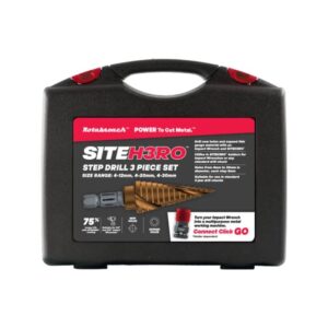 Rotabroach SITEH3RO Step Drill 3 Piece Kit SHRSD1