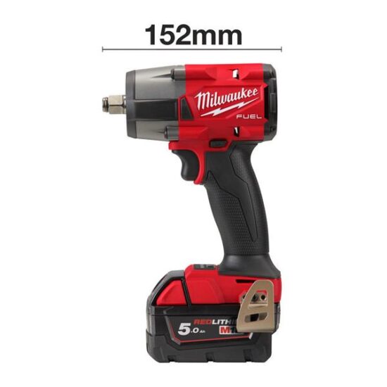 Milwaukee M18FMTIW2F12-502X Mid-Torque 1/2'' Impact Wrench (2x5Ah) - Image 3