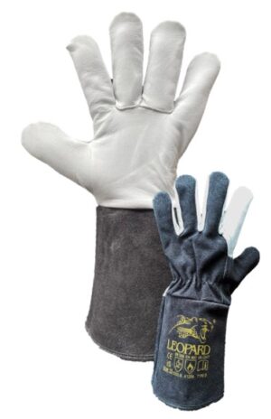 Leopard Premium Black Tig Glove