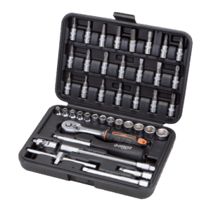 Groz 42 Piece Hand Socket Set 1/4
