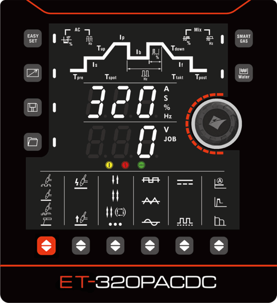 Jasic EVO TIG 320P AC/DC TIG Welder Water Cooled - Image 2