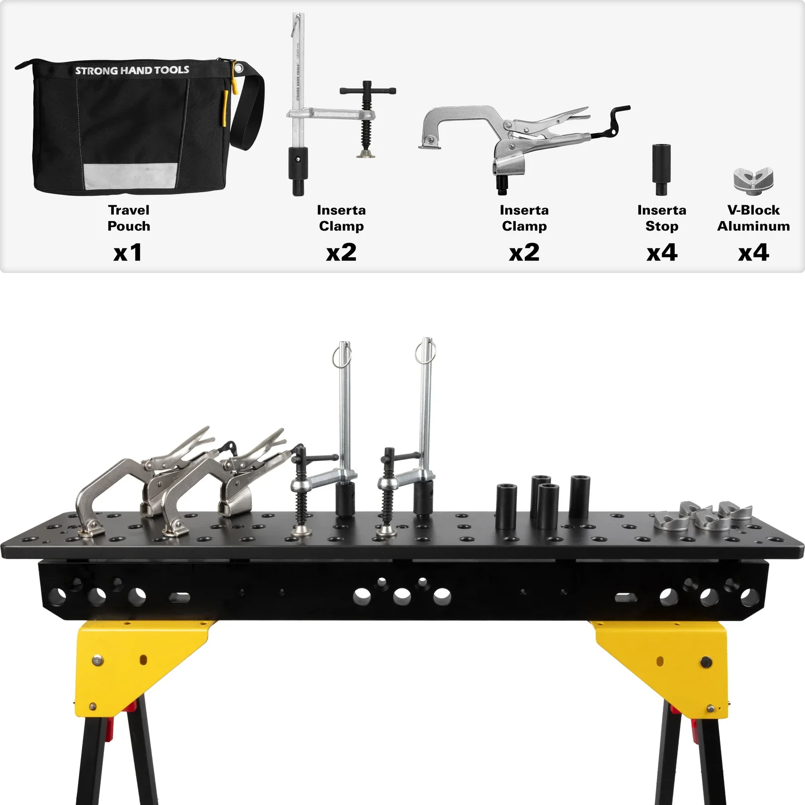 Stronghand Scout 36 Sawhorse Kit (900 × 150 mm) – 16 mm Modular Fixturing Work Stand System - Image 5